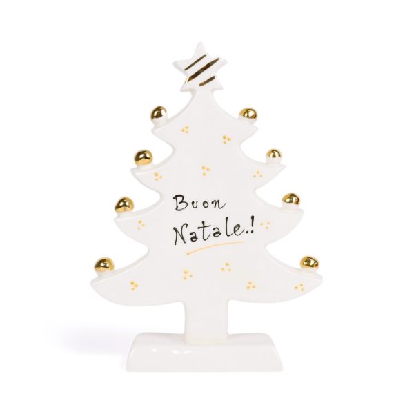 Albero di Natale Slim Oro Brillante